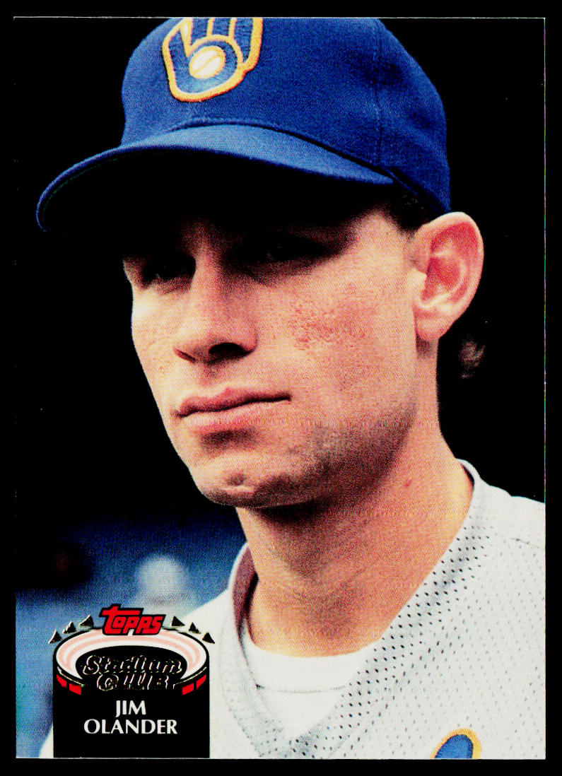 Jim Olander 1992 Stadium Club #274 RC Milwaukee Brewers