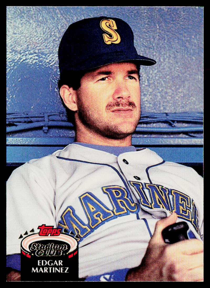 Edgar Martinez 1992 Stadium Club #267 Seattle Mariners