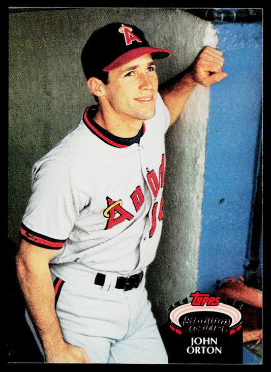 John Orton 1992 Stadium Club #263 California Angels