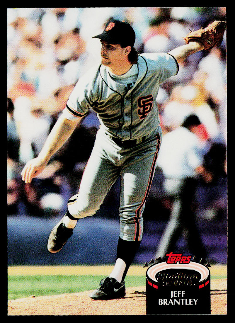 Jeff Brantley 1992 Stadium Club #294 San Francisco Giants
