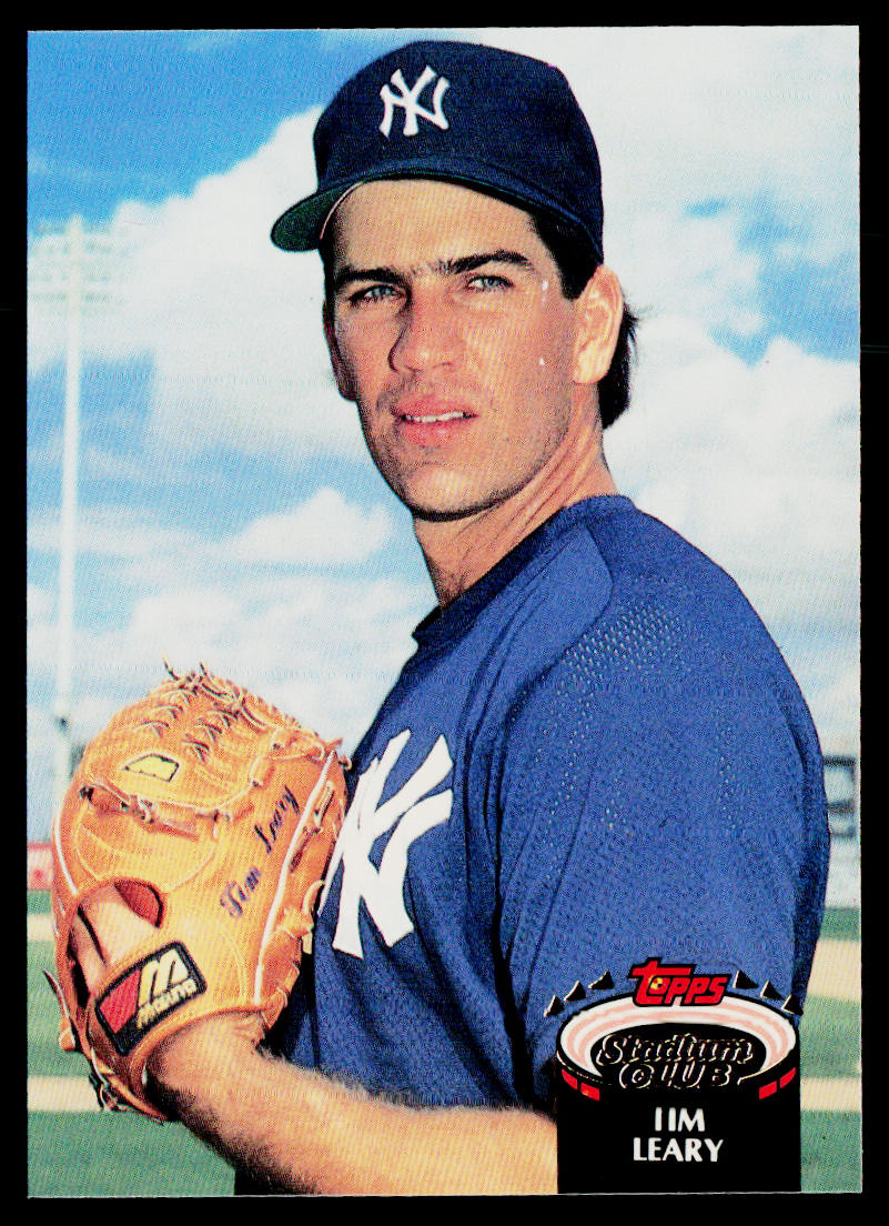 Tim Leary 1992 Stadium Club #291 New York Yankees