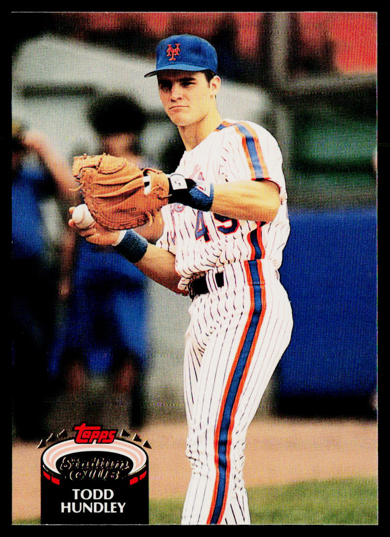 Todd Hundley 1992 Stadium Club #290 New York Mets