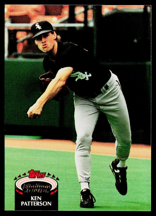 Ken Patterson 1992 Stadium Club #289 Chicago White Sox