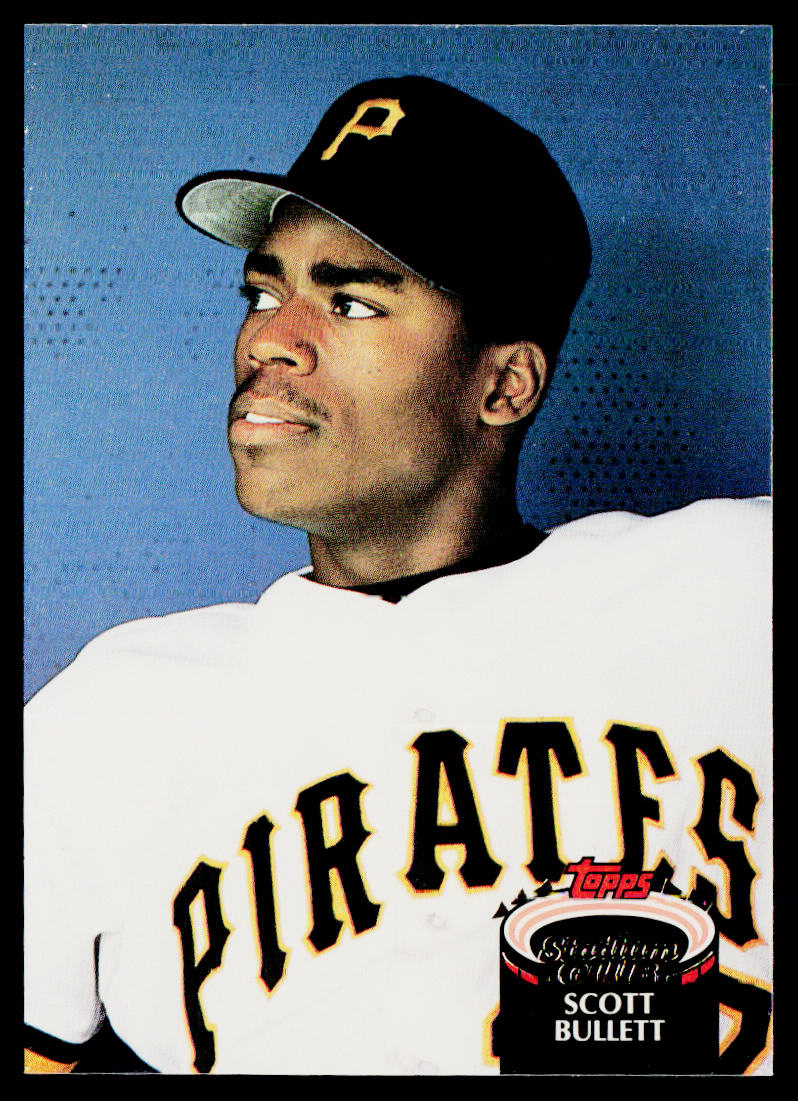 Scott Bullett 1992 Stadium Club #288 RC Pittsburgh Pirates
