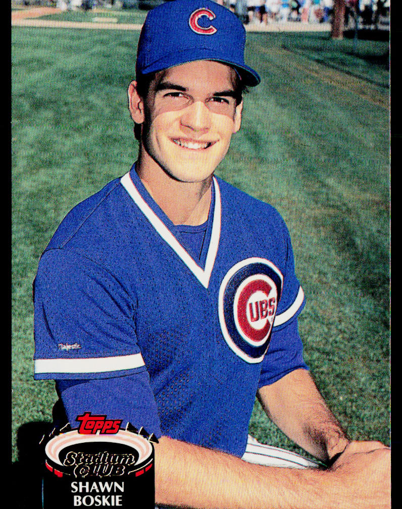Shawn Boskie 1992 Stadium Club #284 Chicago Cubs
