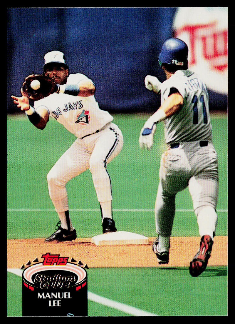 Manuel Lee 1992 Stadium Club #283b Toronto Blue Jays