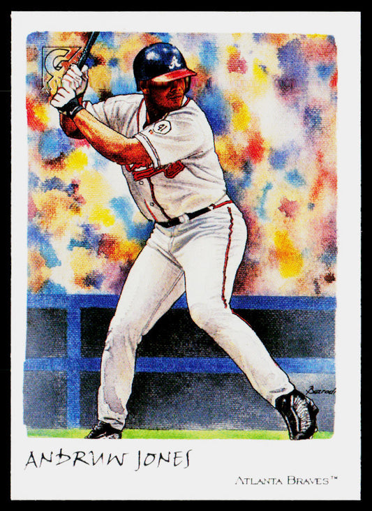 Andruw Jones 2002 Topps Gallery #74 Atlanta Braves
