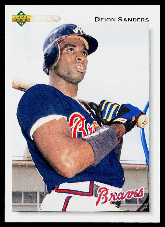 Deion Sanders 1992 Upper Deck #247 Atlanta Braves