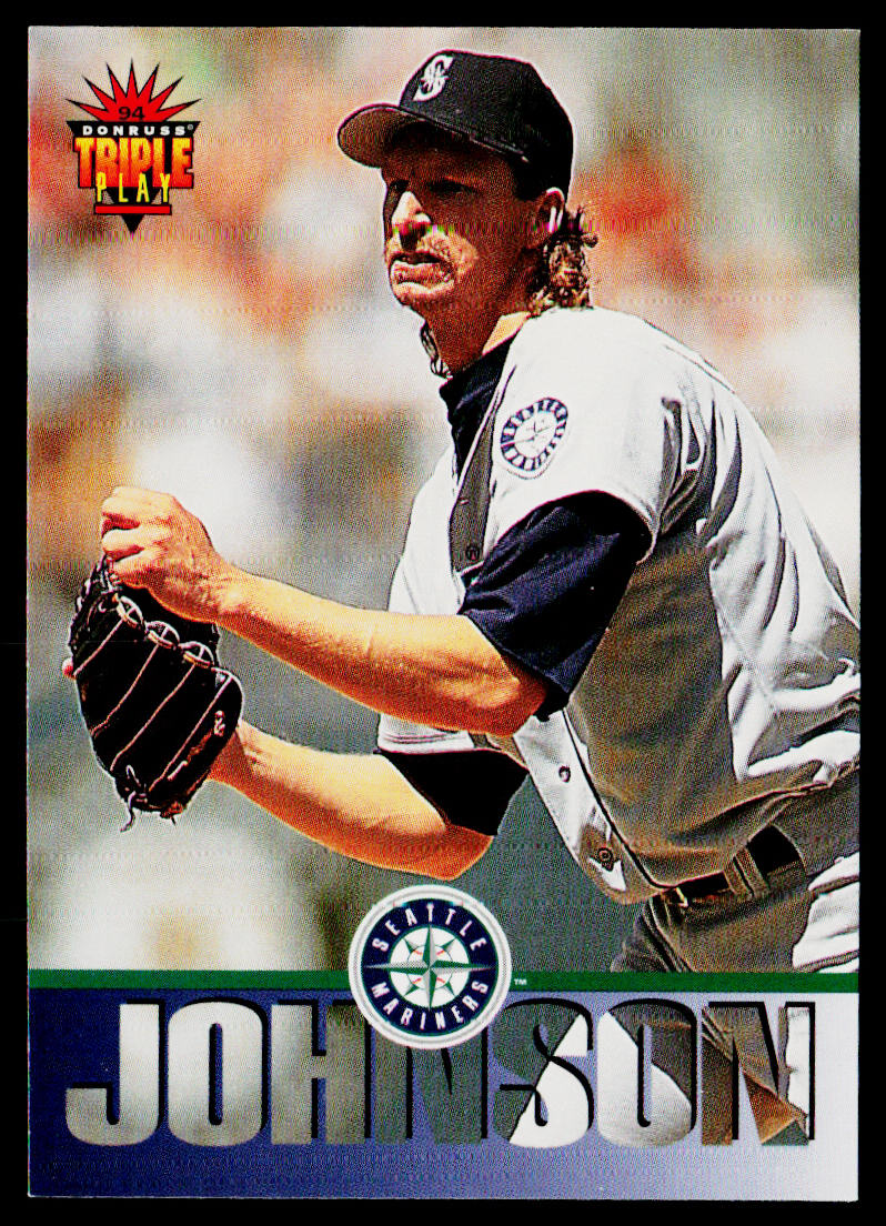 Randy Johnson 1994 Triple Play #128 Seattle Mariners
