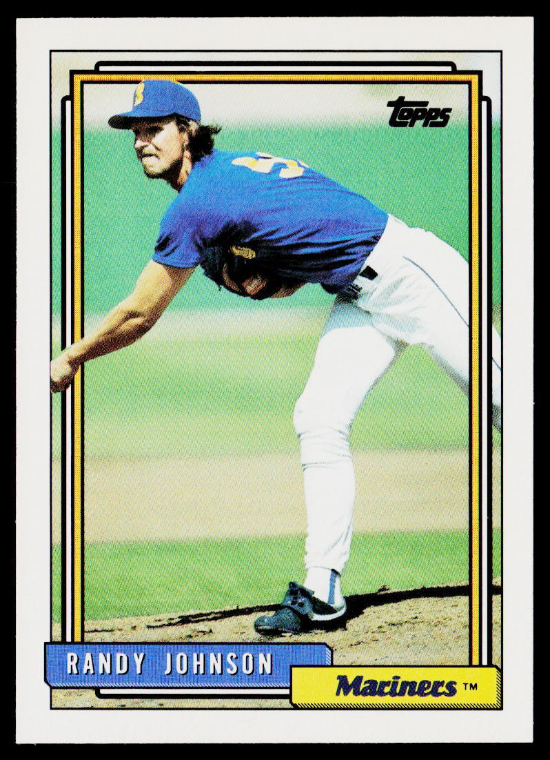 Randy Johnson 1992 Topps #525 Seattle Mariners