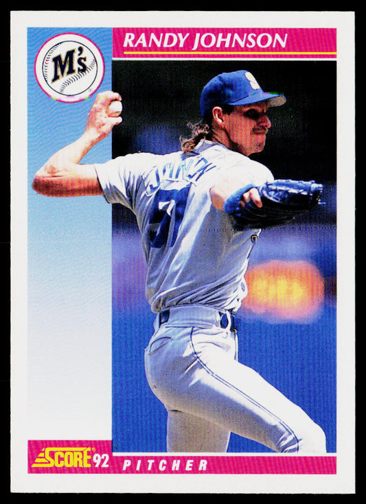 Randy Johnson 1992 Score #584 Seattle Mariners