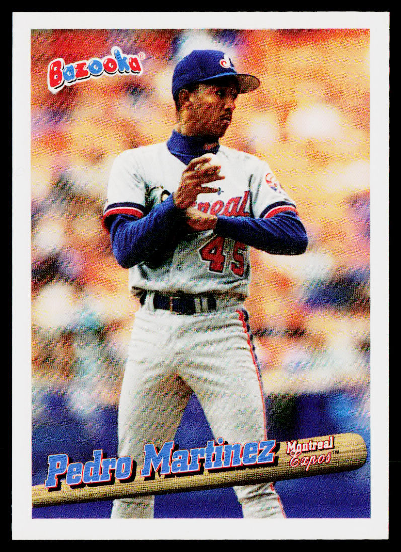Pedro Martinez 1996 Bazooka #76 Montreal Expos