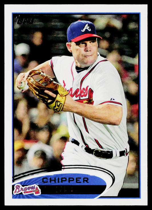Chipper Jones 2012 Topps #305b Atlanta Braves
