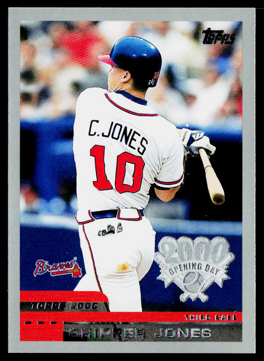 Chipper Jones 2000 Topps Opening Day #85 Atlanta Braves