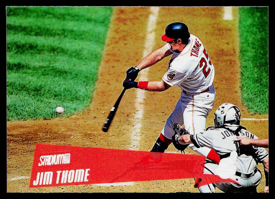 Jim Thome 2000 Stadium Club #123 Cleveland Indians