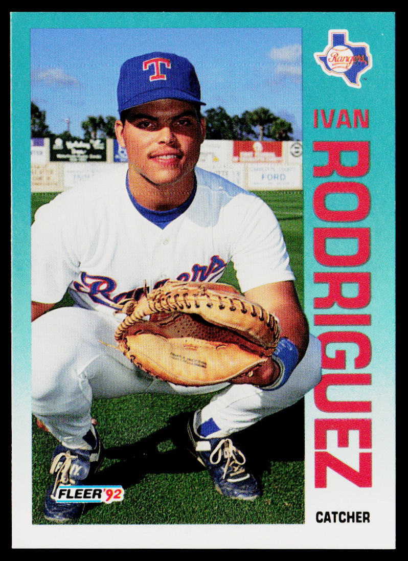 Ivan Rodriguez 1992 Fleer #316 Texas Rangers