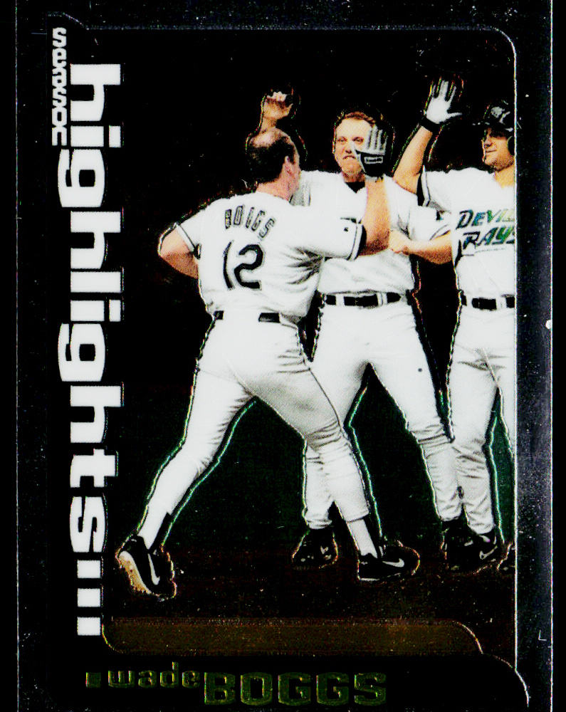 Wade Boggs 2000 Topps #458 Tampa Bay Devil Rays