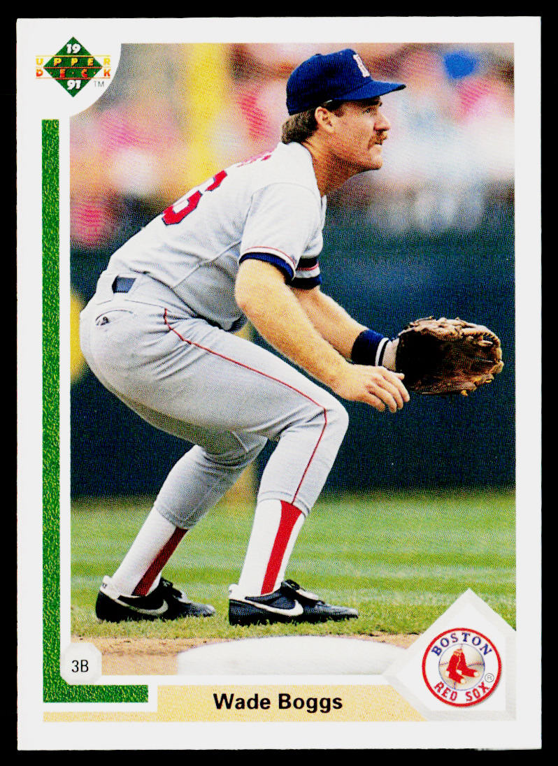 Wade Boggs 1991 Upper Deck #546b Boston Red Sox