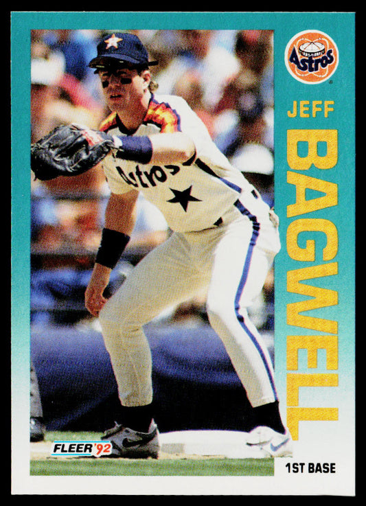 Jeff Bagwell 1992 Fleer #425b Houston Astros