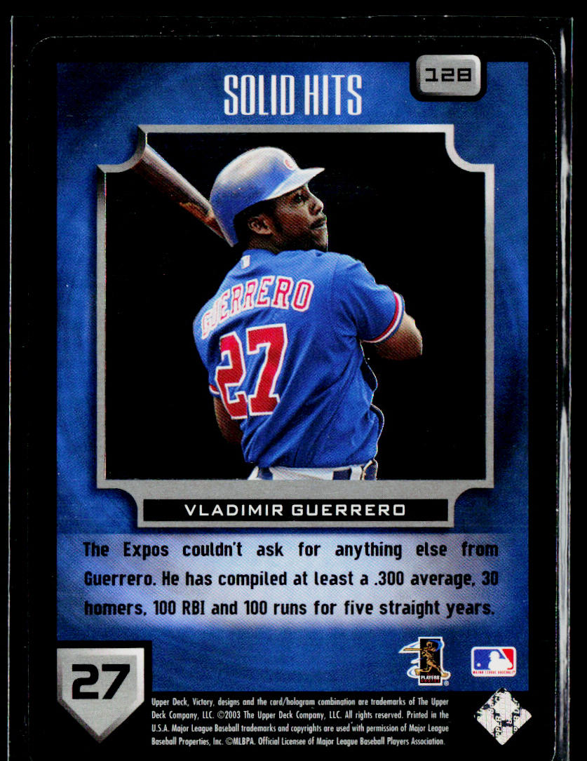 Vladimir Guerrero 2003 Upper Deck Victory #128 Montreal Expos