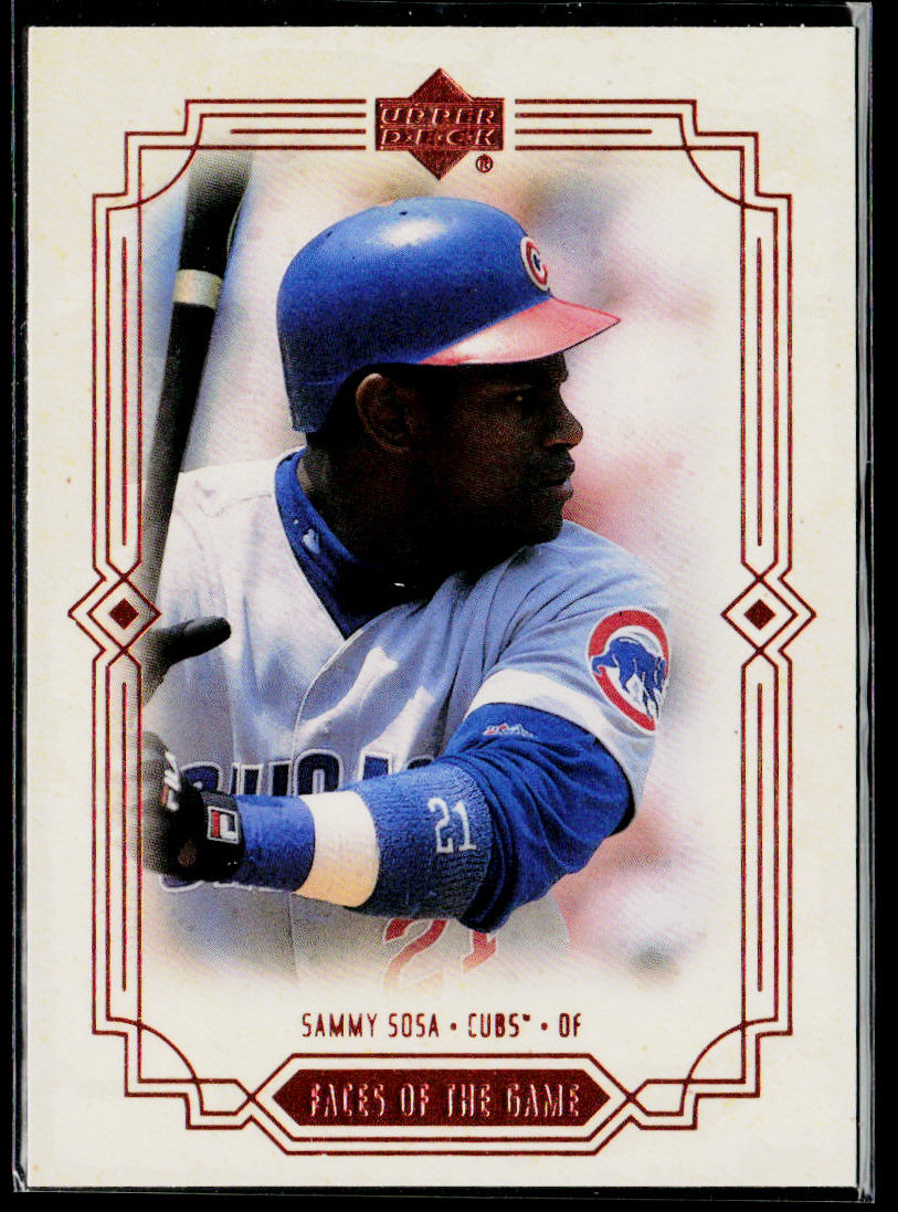 Sammy Sosa 2000 Upper Deck Faces of the Game #F3 Chicago Cubs
