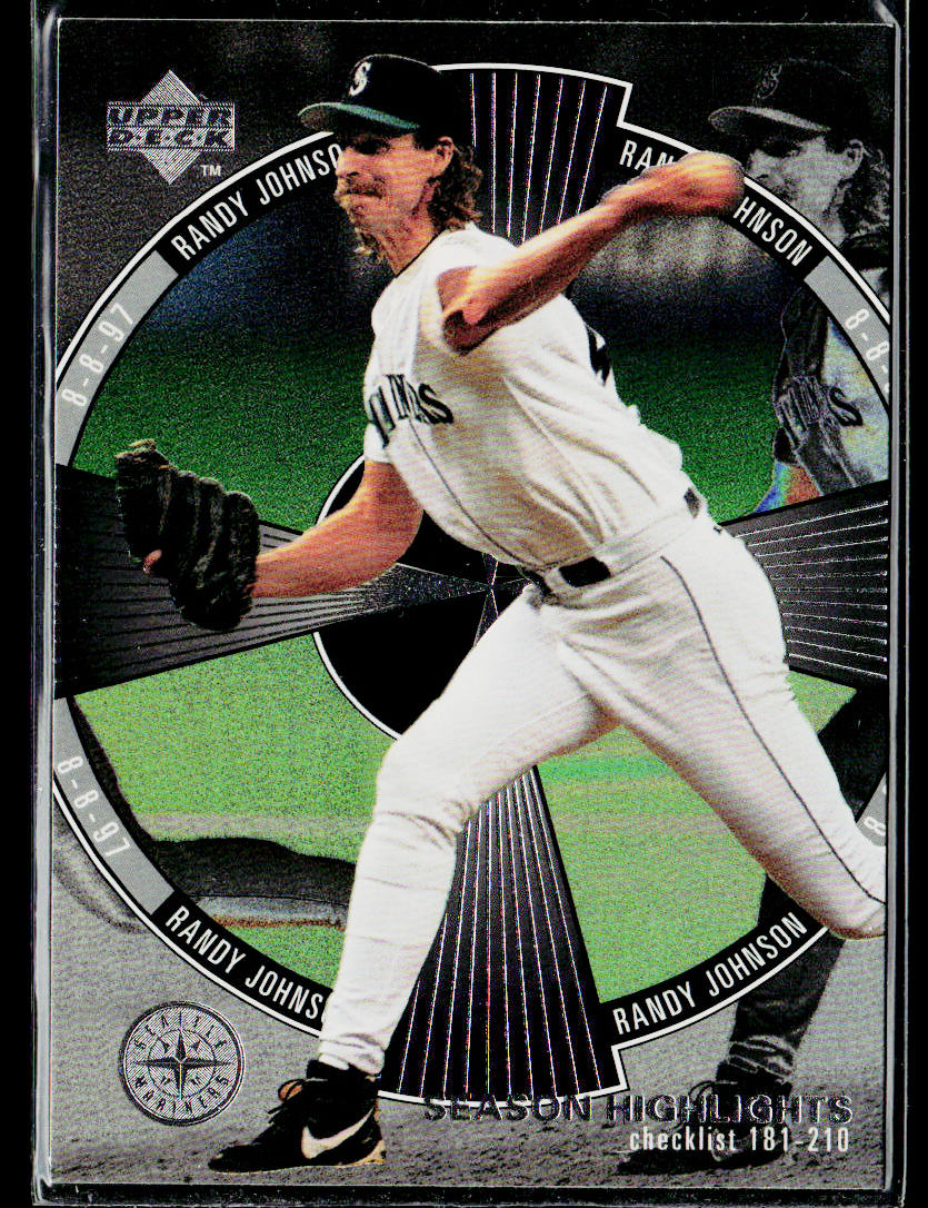Randy Johnson 1998 Upper Deck #250 Seattle Mariners