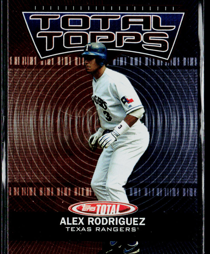 Alex Rodriguez 2003 Topps Total Total Topps #TT2 Texas Rangers