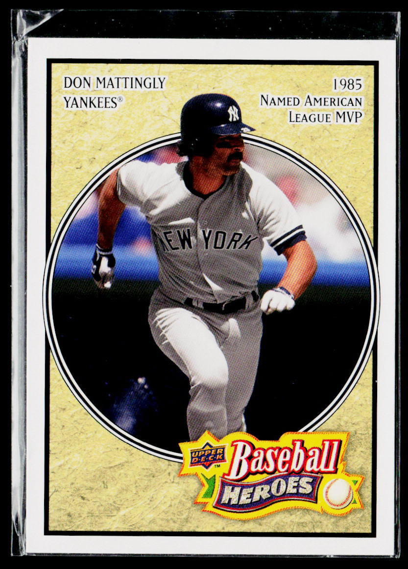 Don Mattingly 2008 Upper Deck Baseball Heroes #125 New York Yankees