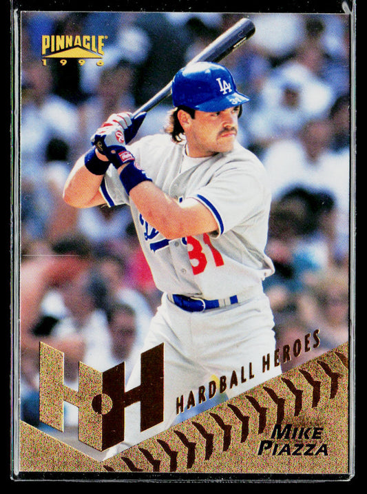 Mike Piazza 1996 Pinnacle Starburst #165 Los Angeles Dodgers