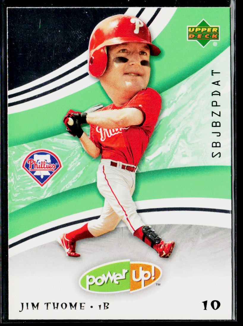 Jim Thome 2004 Upper Deck Power Up #88 Philadelphia Phillies