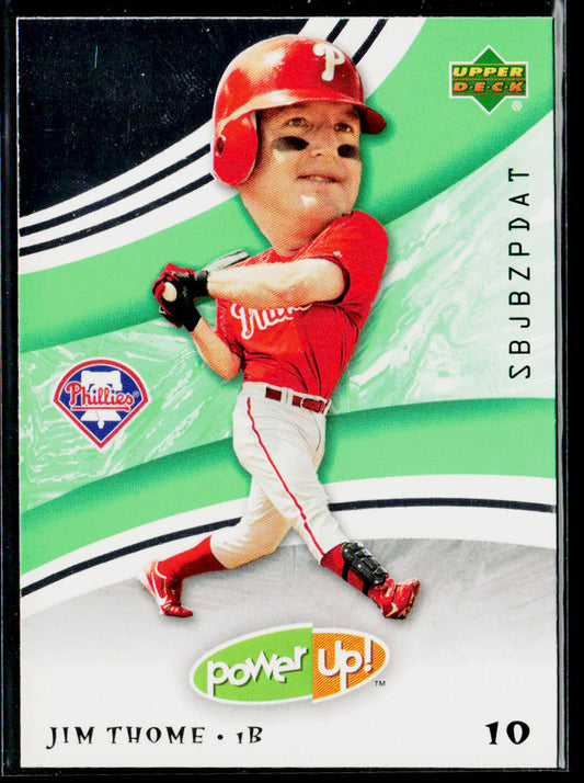 Jim Thome 2004 Upper Deck Power Up #88 Philadelphia Phillies