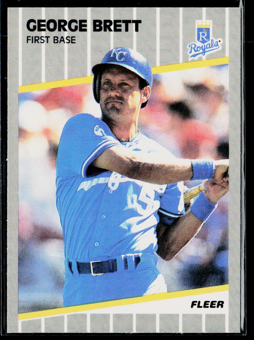 George Brett 1989 Fleer #277 Kansas City Royals