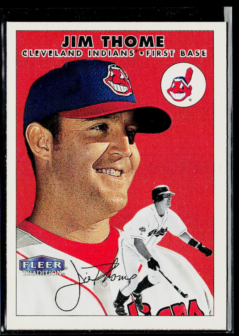 Jim Thome 2000 Fleer Tradition #358 Cleveland Indians