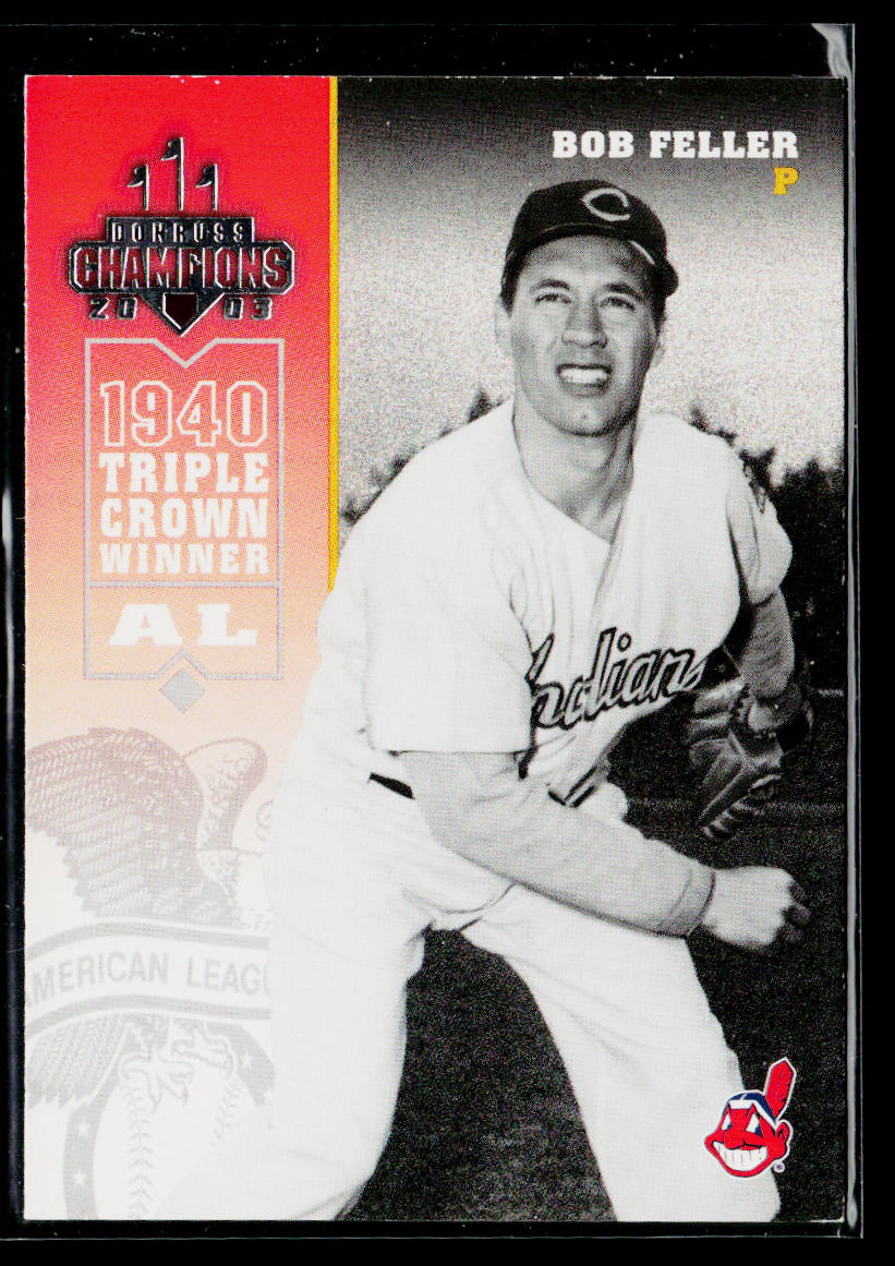 Bob Feller 2003 Donruss Champions #75 Cleveland Indians