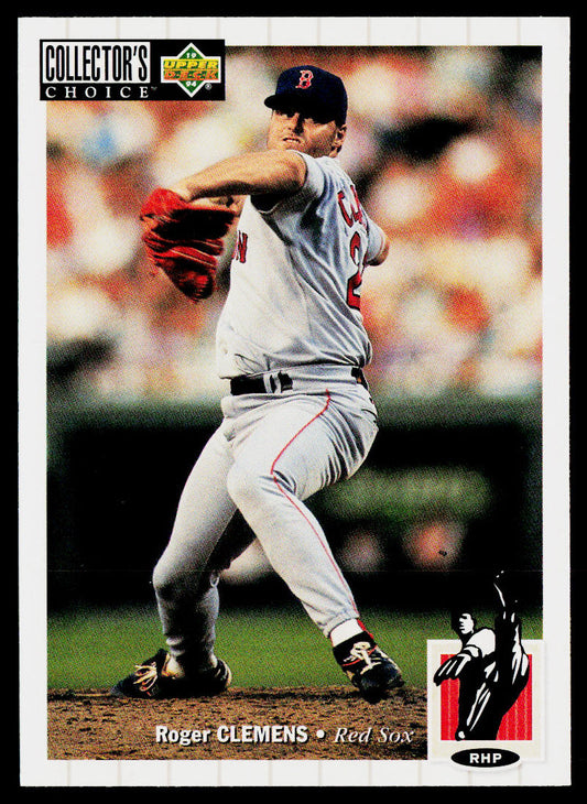Roger Clemens 1994 Collector's Choice #550 Boston Red Sox
