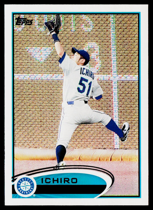 Ichiro 2012 Topps #537a Seattle Mariners