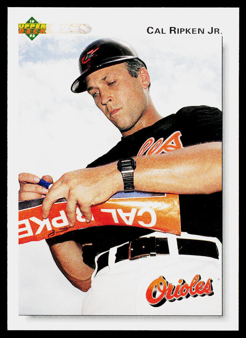 Cal Ripken Jr. 1992 Upper Deck Factory Set Gold Hologram #165 Baltimore Orioles