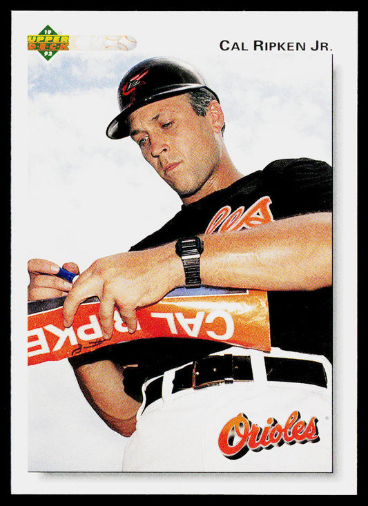 Cal Ripken Jr. 1992 Upper Deck Factory Set Gold Hologram #165 Baltimore Orioles