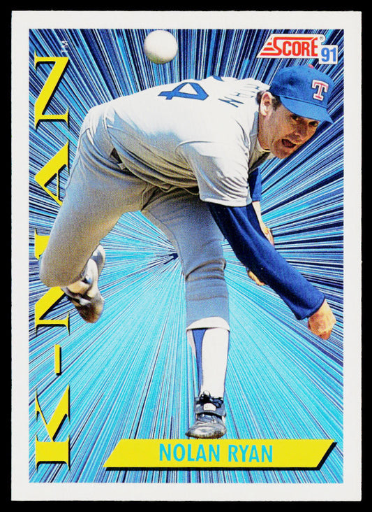 Nolan Ryan 1991 Score #686 Texas Rangers