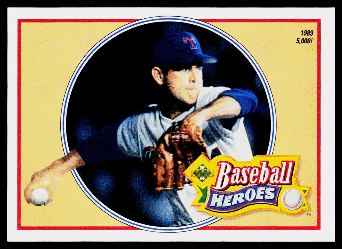 Nolan Ryan 1991 Upper Deck Baseball Heroes: Nolan Ryan #15 Texas Rangers
