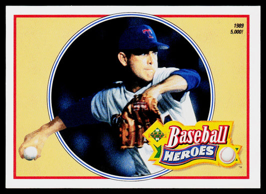 Nolan Ryan 1991 Upper Deck Baseball Heroes: Nolan Ryan #15 Texas Rangers