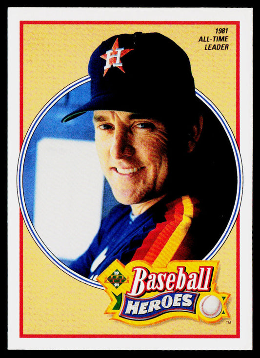 Nolan Ryan 1991 Upper Deck Baseball Heroes: Nolan Ryan #14 Houston Astros