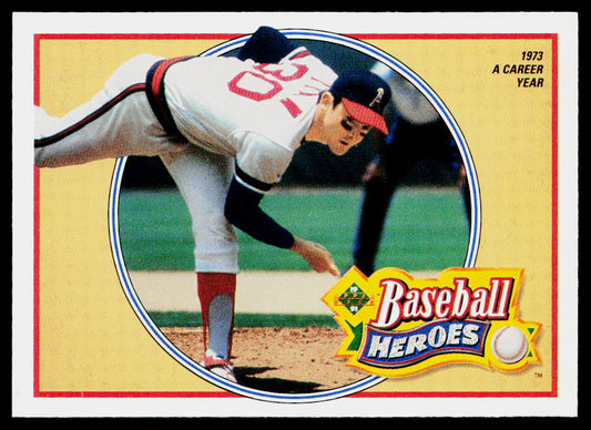 Nolan Ryan 1991 Upper Deck Baseball Heroes: Nolan Ryan #11 California Angels