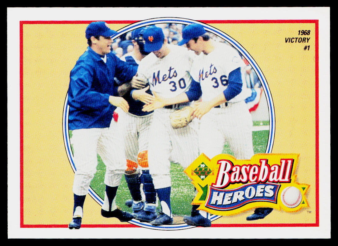 Nolan Ryan 1991 Upper Deck Baseball Heroes: Nolan Ryan #10 New York Mets