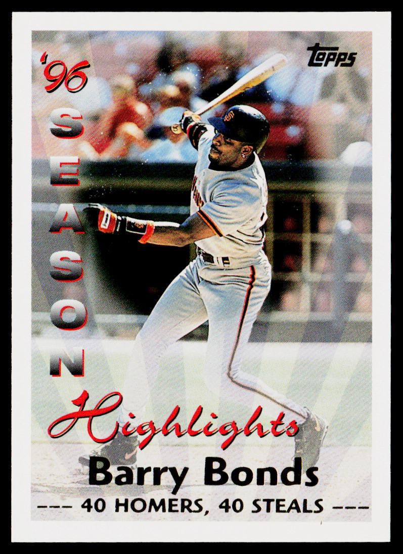 Barry Bonds 1997 Topps #465 San Francisco Giants