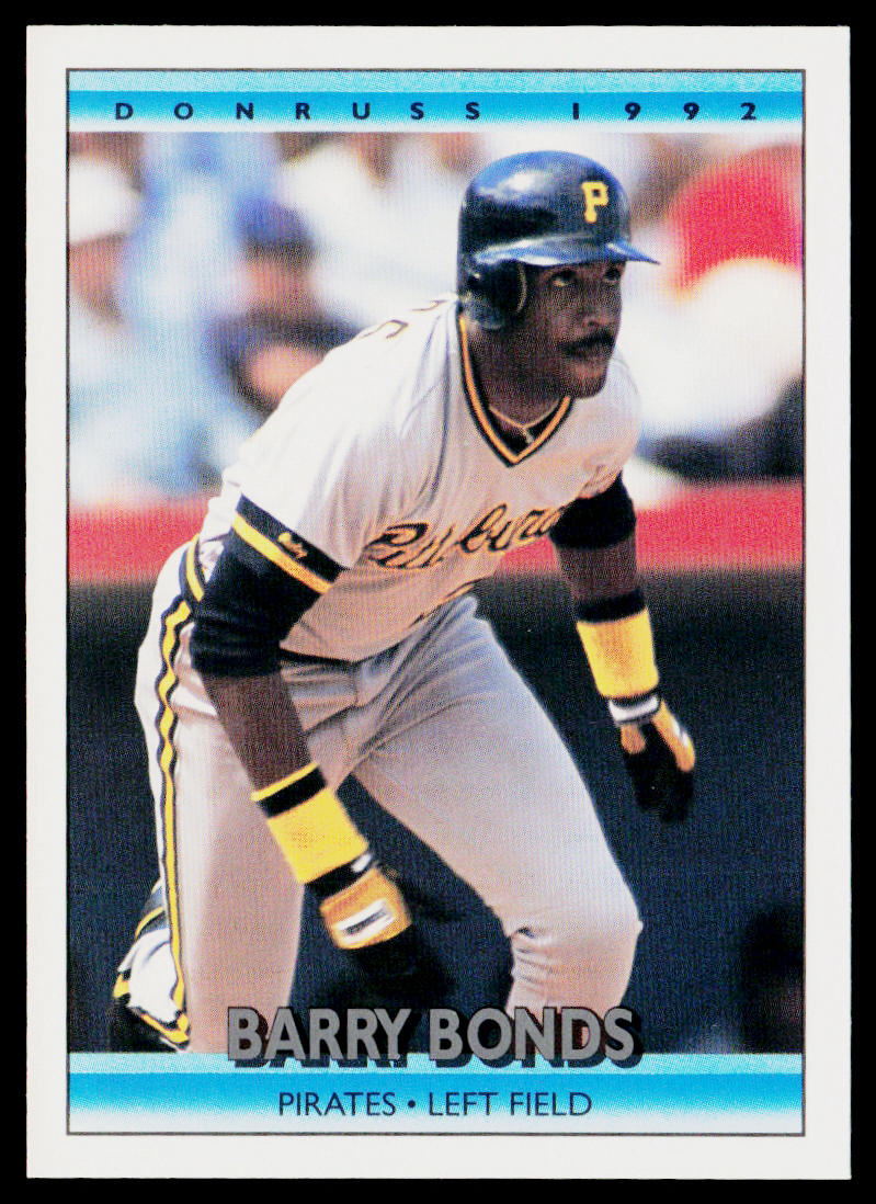 Barry Bonds 1992 Donruss #243b Pittsburgh Pirates