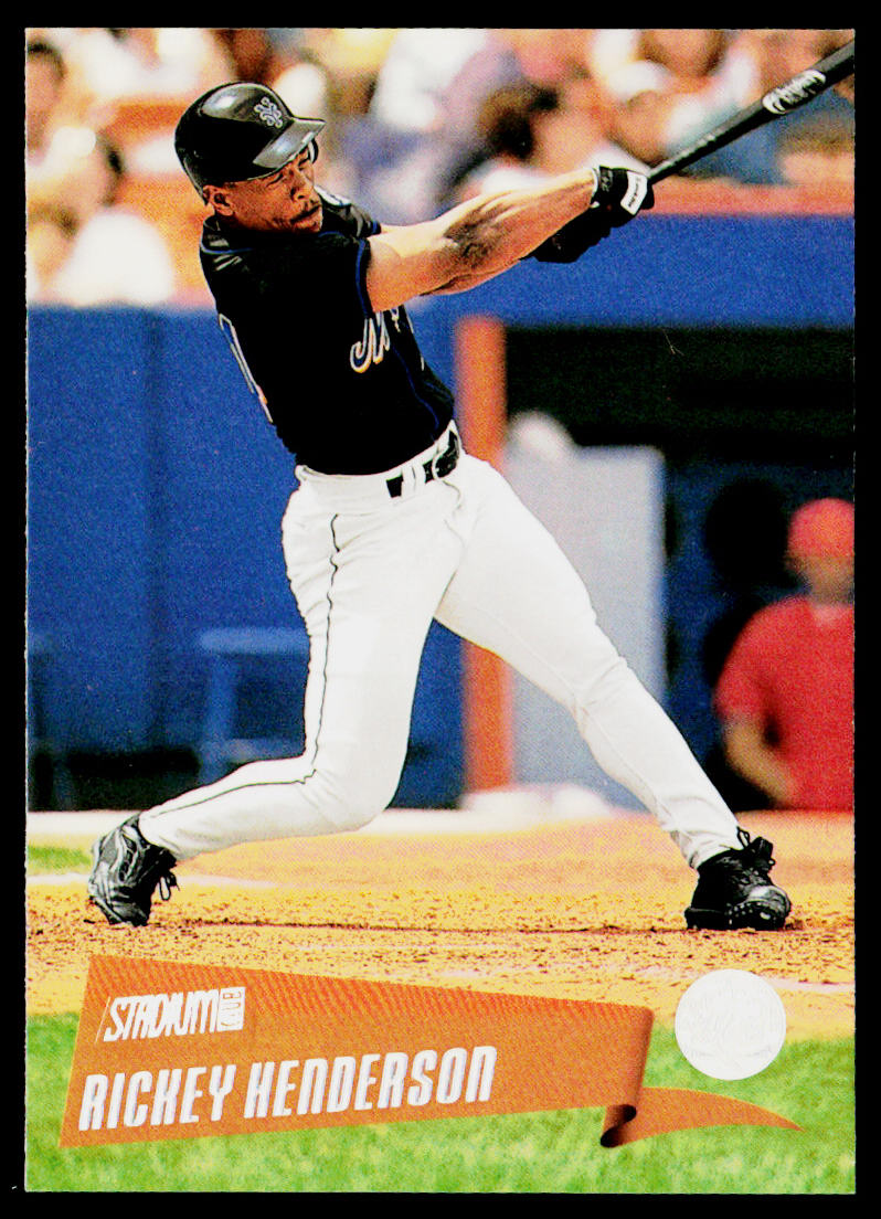 Rickey Henderson 2000 Stadium Club #71 New York Mets