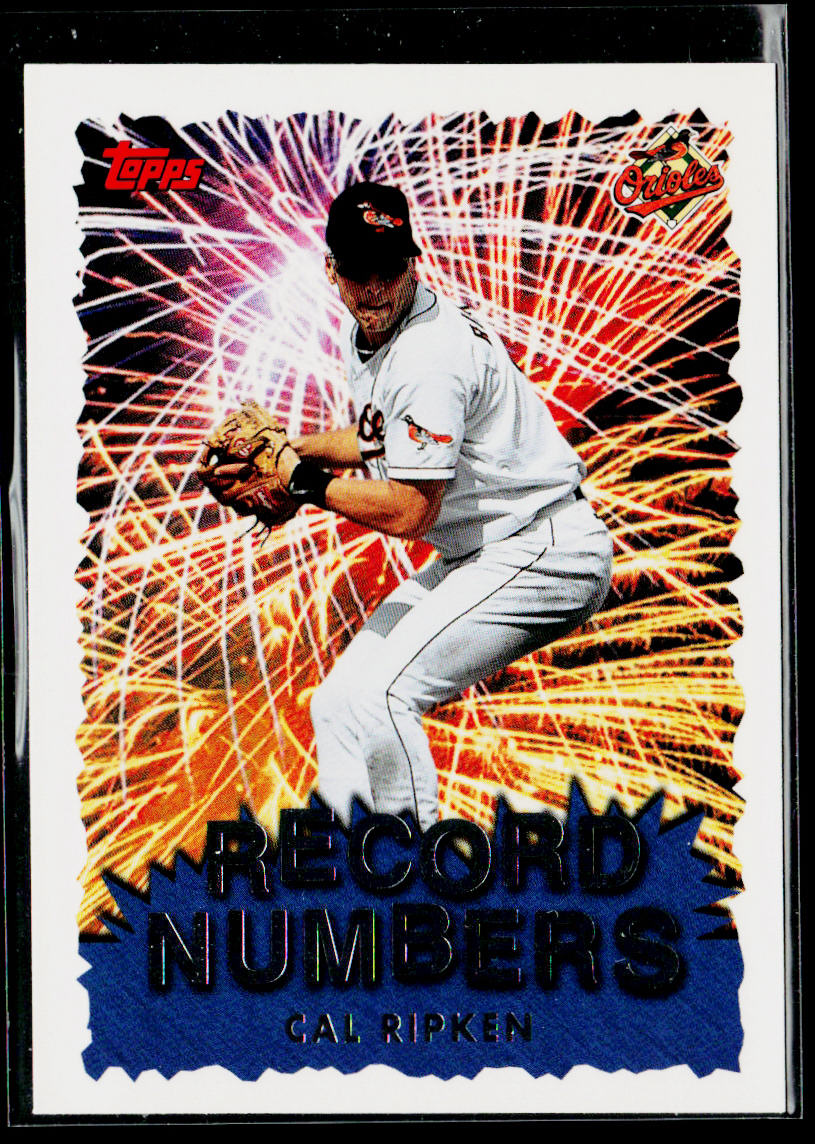 Cal Ripken Jr. 1999 Topps Record Numbers Gold #RN9 SN Baltimore Orioles