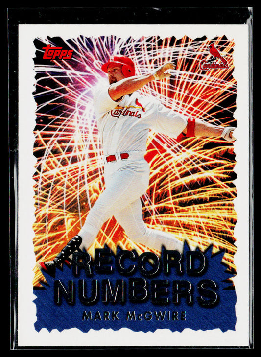 Mark McGwire 1999 Topps Record Numbers #RN1 St. Louis Cardinals