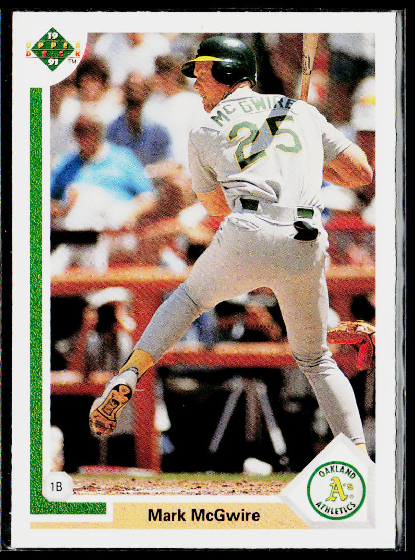 Mark McGwire 1991 Upper Deck #174b Oakland Athletics
